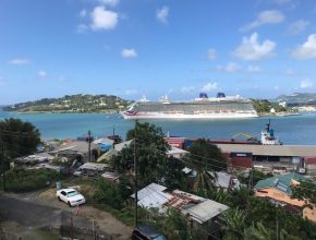 Castries general harbour view