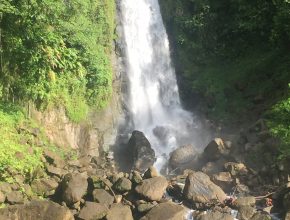 Photograph of a Dominican Waterfall