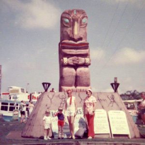 found this in the web with this info: Tiki Village, Surfers Paradise, Shangri La Boat Cruise in background 1976