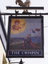 Sign for The old Crispin Pub