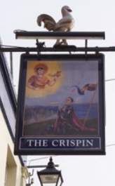 Sign for The old Crispin Pub