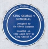 Blue Plaque placed on the King Charles V Memorial