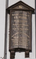 Sign remembering Rev. S.J Stone