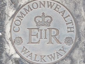 Took a photo of this plaque on the footpath in Apia SAMOA.
