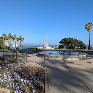 Kings Park Eternal Flame and War Memorial, January 2025 (photo by @little_bush_adventures)