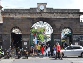 Constructed here after the original market was destroyed in the great fire of 1816.