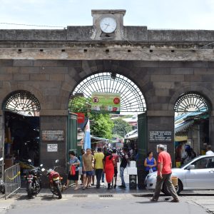 Constructed here after the original market was destroyed in the great fire of 1816.
